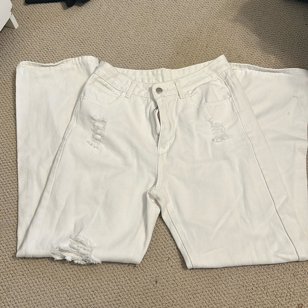 White Denim Jeans